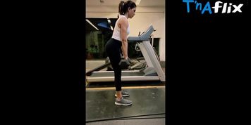 Samantha Ruth Prabhu Butt,  Breasts Scene  in Samantha Ruth Gym Collection 2