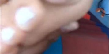 Chubby friend's foot massage 1