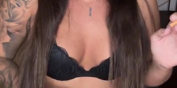 Smoking SEXY? While I Play With My LITTLE Tits?
