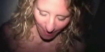 Glory hole and cum evening for my Wife Kate