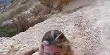 MissRager Outside Blowjob