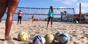 Beach Volleyball Big Ass