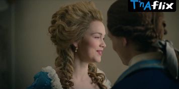 Emilia Schule Breasts Scene  in Marie Antoinette