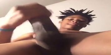 Big cock teen jerks off