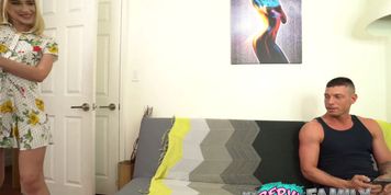 Curios Teen Step Sis Wants To Taste Cum