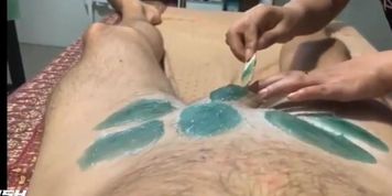 Cock Wax By 2 Girls With Happy Ending (Part 1)