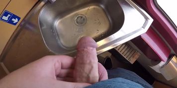 Oops, I missed... Naughty Pissing in Train Toilets Part 2
