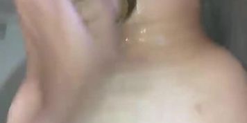 Big booty Latina gets fucked in shower 