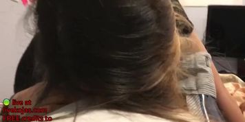 Korean webcam girl hot blowjob