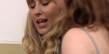 Real buxom ozzy blonde gets fingered
