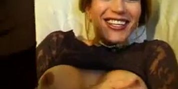 Classy shemale gets blowjob from her lover