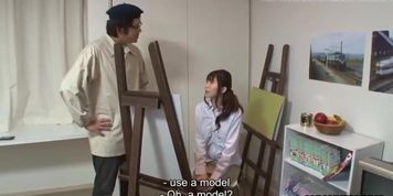 Fucking her model who shows her how to draw