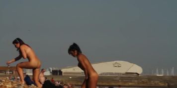 ENF Nude Beach Wake Up Surprise