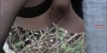 Amateur cuties in jeans and stockings pissing on voyeur cam