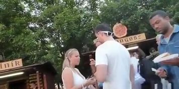 Hot Girl In Transparent White Dress