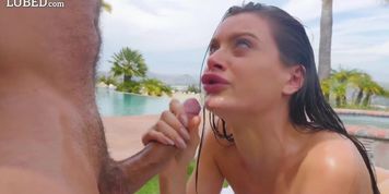 Oiled Anal In The Pool #2 - L4na Rh0ades - Lana Rhoades