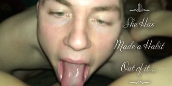 Eating The Neighbors Cum Out Of My Wife - Cuckold Creampie Cleanup - video 1