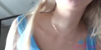 Riley Star getting fucked in point of view by a hairy dick