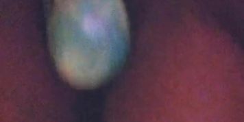 Squirting on my homemade dildoe