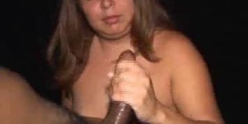 MILF Gives Public Handjob on a Dare