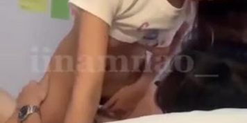 Cute Asian Gf Fucking In Their First Sextape