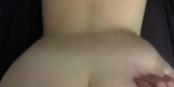 First Time Filming Doggy Makes Him Creampie Deep Inside Her