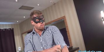 Hot muscle stud jerks off