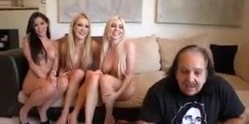 Ron Jeremy group sex