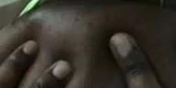 Solo bbw ebony sucks her nipple (submittress submittress)