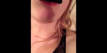 Gagged babe