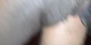 Black teen vs big white dick in interracial deep penetration