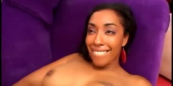Sexy Ebony taking that BBC  (Donna Red)