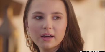 Blacked skinny cutie liz jordan gets bbc creampie