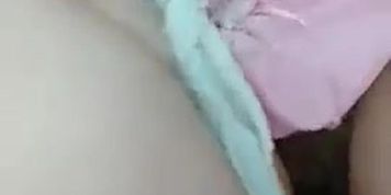 Busty asian fucks dildo on cam