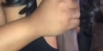 Sucking His Cock And Balls With Faceshot