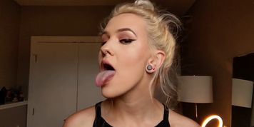 LONG TONGUE SPIT PORN