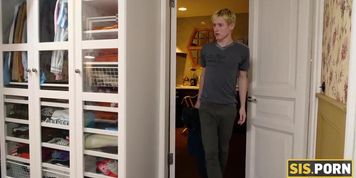 SIS.PORN. Young girl is fucked by stepbrother instead of her