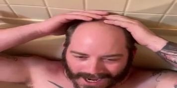 Dom gets golden shower, piss in mouth. 