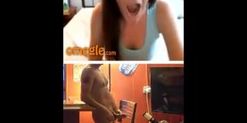 Me jerking off for a cute girl on omegle