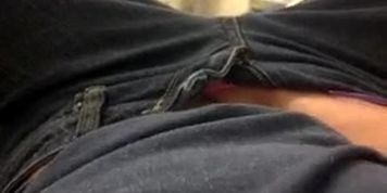 girl fingers herself in her pants