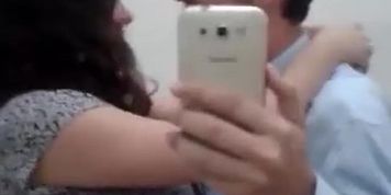 Couple fucking in bathroom