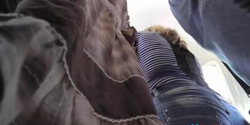 Another great upskirt in public filmed by spy camera