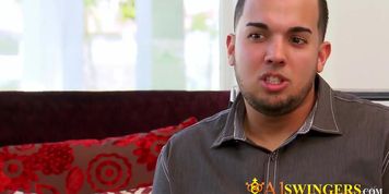 These horny swinger couples enjoy swapping and having sex with strangers.