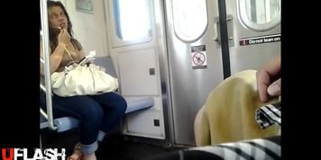 Ball Flashin on Subway