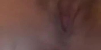 Anal play and cum