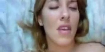 Homemade Blonde Woman With Phat Cameltoe Pussy Fucked To Orgasm And Swallow