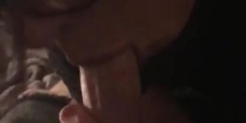 Sexy babe in glasses deepthroats dick dry