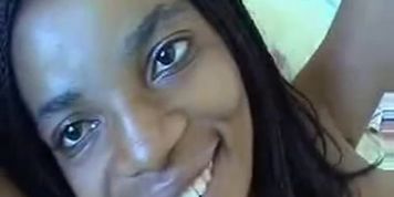 White Dude Fucks Black Girlfriend Hard on Webcam