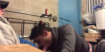 Hottie sucks my dick and swallows my load in his storage unit. Followup version coming soon sluts!  