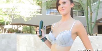 Woman poses before camera - video 37